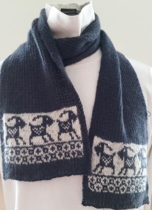 Gamboling Goats Scarf