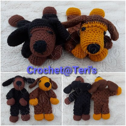 Dachshund Granny Hexagon Lovey