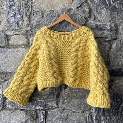 Olivia all-in-one cabled jumper