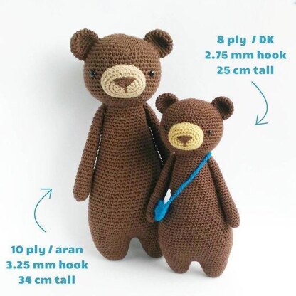 Bear with Bag Crochet Amigurumi Pattern