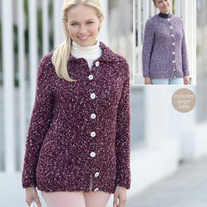 Cardigans in Sirdar Bouffle - 7390