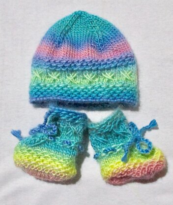 Baby Kisses Hat and Boots