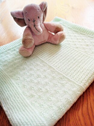 Baby Blanket in Soft Mint Green