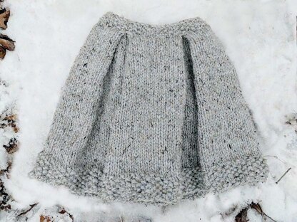 Winter Whimsy Box Pleat Skirt