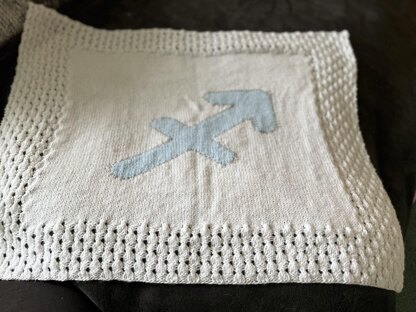 Sagittarius Zodiac Baby Blanket