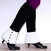 Dowager Faux Spats Leg Warmers