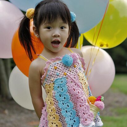 Ice Cream Social Apron Top Crochet