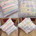 Pastel cotton cushion cover