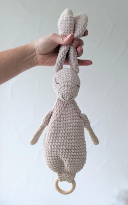 Bunny Comforter Lovey and Teether