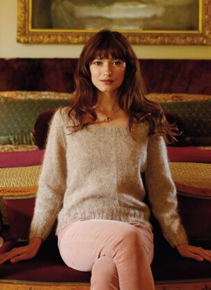 Newport Sweater in Rowan Kidsilk Haze - Downloadable PDF