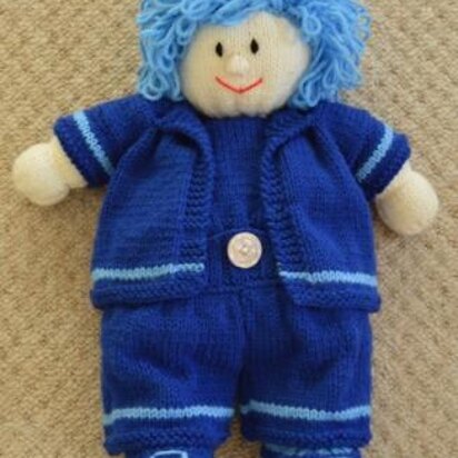 Boy Pyjama Case - knitting pattern