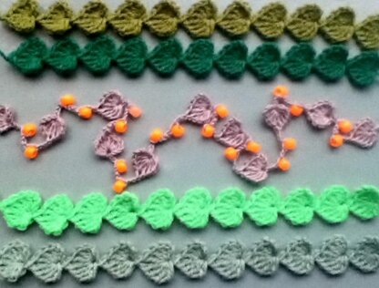 Lariat Pattern Leafy Vine