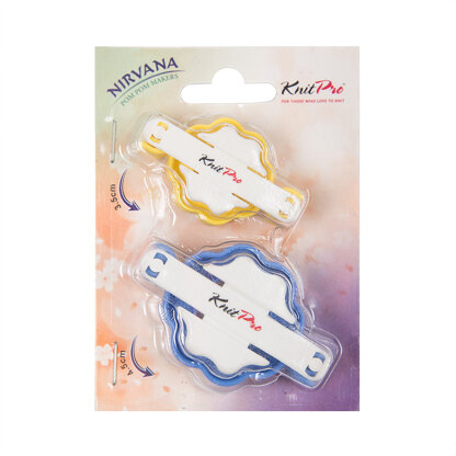 KnitPro Pompom Maker Nirvana Set of 2 (1.5" & 2")