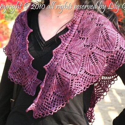 Poison Ivy Shawl