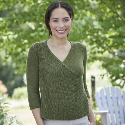 993 - Buttercreme - Jumper Knitting Pattern for Women in Valley Yarns Charlemont by Valley Yarns