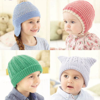 Hats in Sirdar Snuggly DK - 4818 - Downloadable PDF