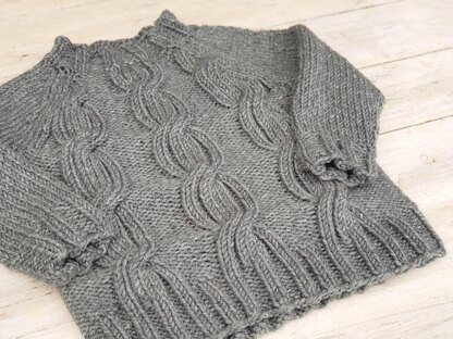 Around The Twist Sweater