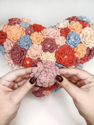 Blooming Heart Pillow
