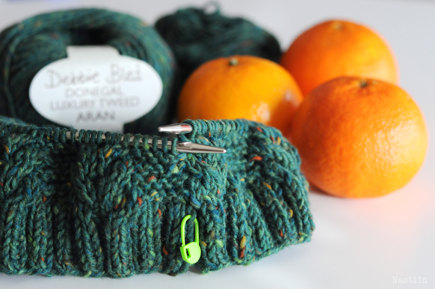 Greenland cable knit cowl #7
