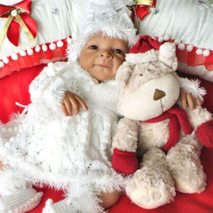 Scarlett-Snow Christmas Dress Set