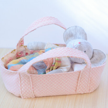 Basket bed for stuffed animals