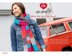 Miter Me This Chic Scarf in Red Heart Chic Sheep - LW5903 - Downloadable PDF