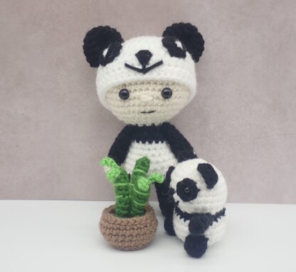 Felton in Panda Costume