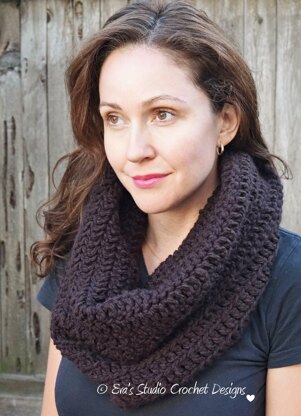 Crochet Infinity Scarf, Cowl/Hood