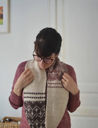 Flora Cowl by Melody Hoffmann - Cowl Knitting Pattern For Women in The Yarn Collective