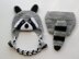 Raccoon Baby Hat and Diaper Cover