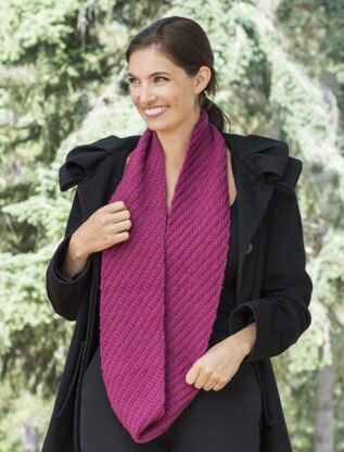 Cascade Yarns W687 Lightning Grid Scarf (Free)