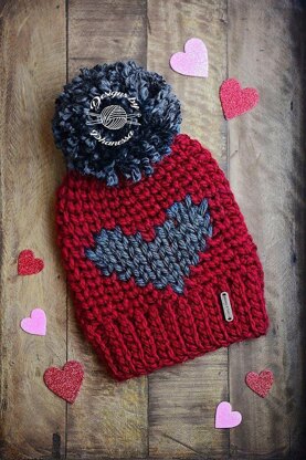 Big Heart Slouch Beanie