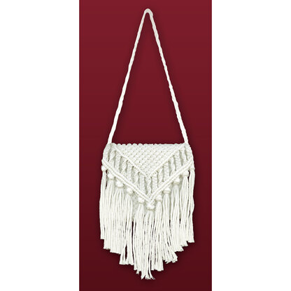 Design Works Macrame Purse Macrame Kit - 18cm x 19cm