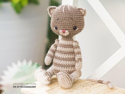 Crochet Pattern Amigurumi Little Kitty toy