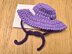 Summer Purple Cat hat