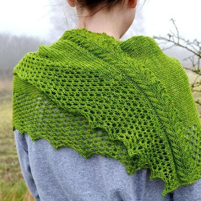 Salad Shawl - knitting pattern
