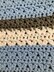 Classy Crochet Textured Blanket in Blue