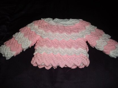 Frilled jumper