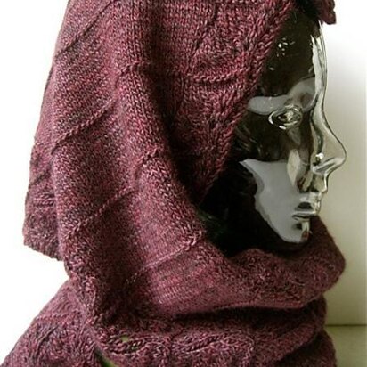 Waves of Lace Hooded scarf