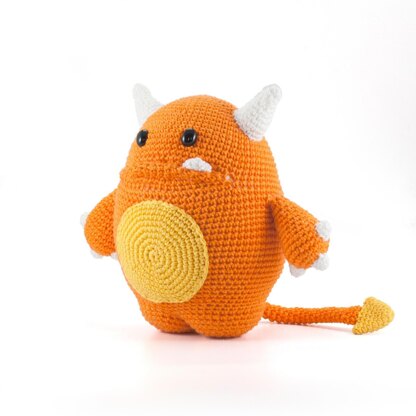 Mr. Orange Monster Amigurumi