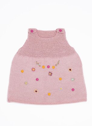 Babies Sleeveless Dress in Bergere de France Calinou - 60508-475 - Downloadable PDF