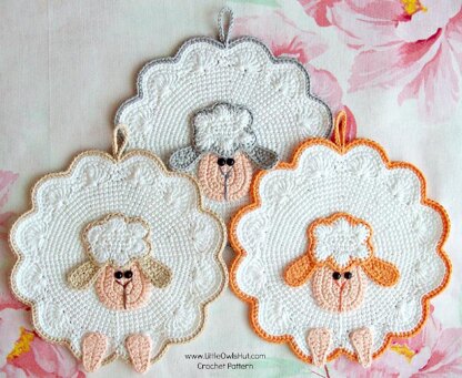 053 Sheep decor, potholder, pillow Amigurumi Zabelina Ravelry