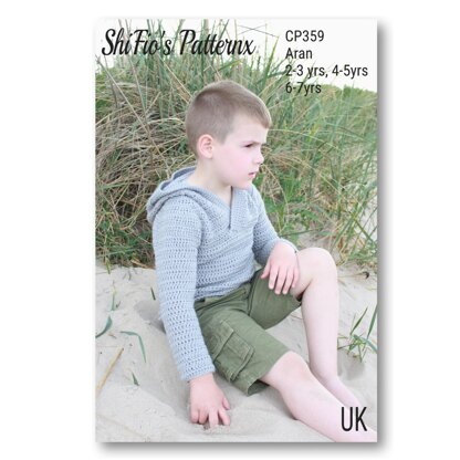 Crochet pattern boys jumper/sweater  #359