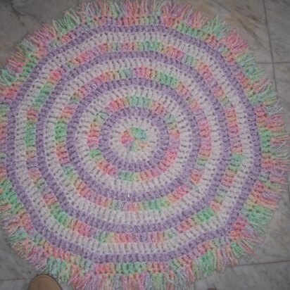 Quick Cotton Candy Swirl Baby Blanket