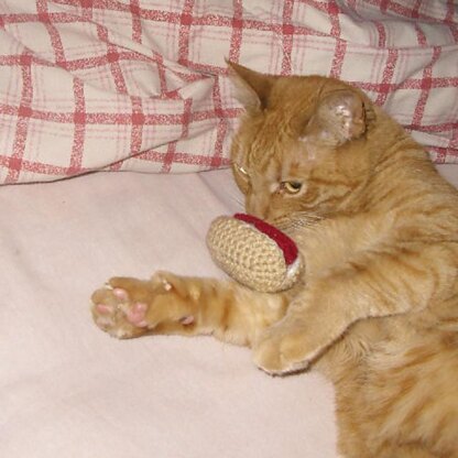 Mini Hot Dog Cat Toy