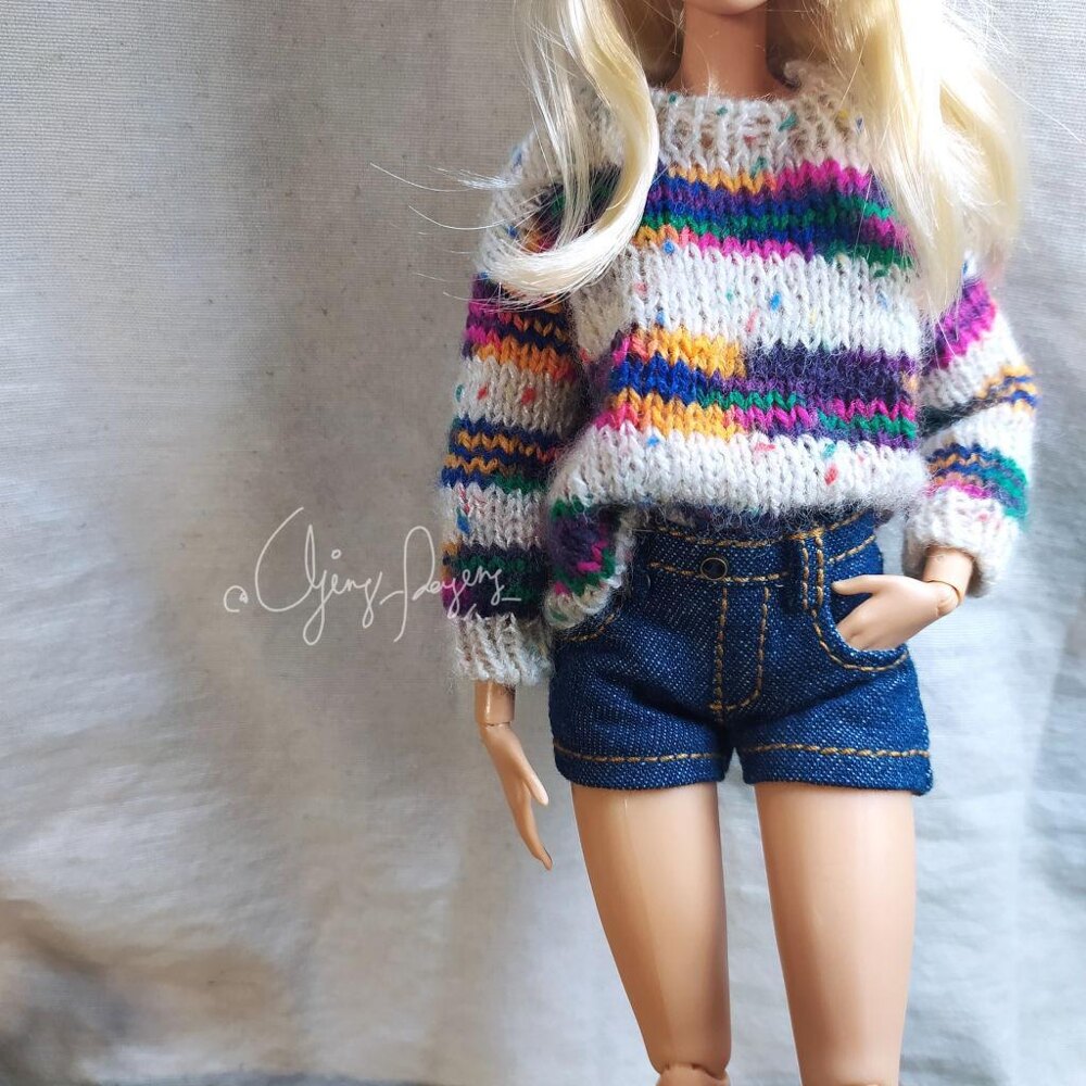 CROCHET PATTERN, Ken Doll Cardigan Pattern, Crochet Cardigan