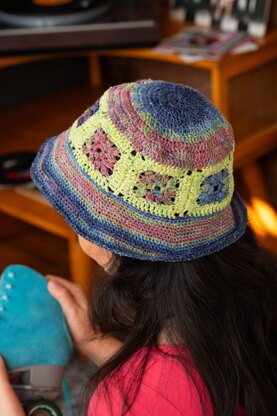 Funkytown Hat in Berroco Summer Sesame - Downloadable PDF