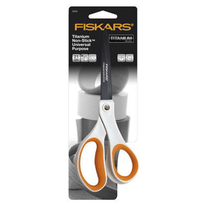 Fiskars Multi Purpose Scissors - Titanium Non-Stick - 21cm