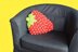 Strawberry Pillow Crochet Pattern, Strawberry Pillow Amigurumi