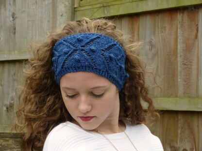 Chevron and Bobble Headband